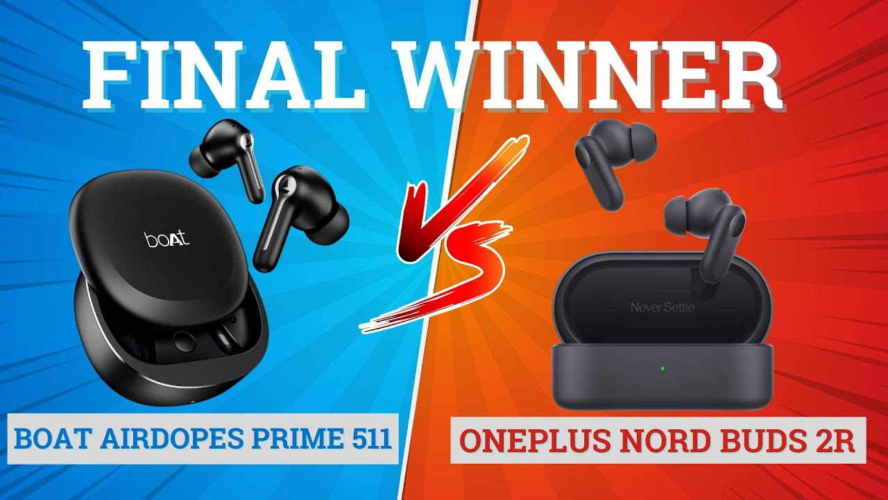 Сравнение наушников Airdopes Prime 511 и OnePlus Nord Buds 2r 🔥 Лучшие для музыки, басов и игр⚡