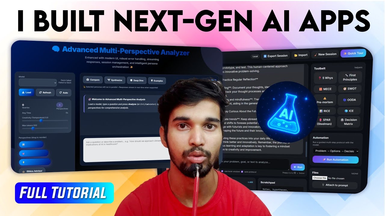 I Built Next-Gen AI Apps for the Future 🌟 Hindi Run on Local PC ⚡ - YouTube