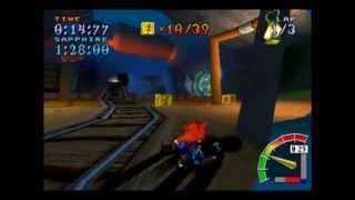 Dragon Mines - Platinum Relic - Crash Team Racing - 101% Playthrough Part