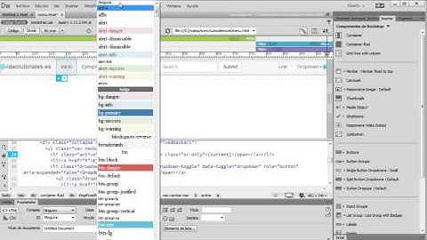Crear un menu adaptable con dreamweaver cc 2015 y bootstrap