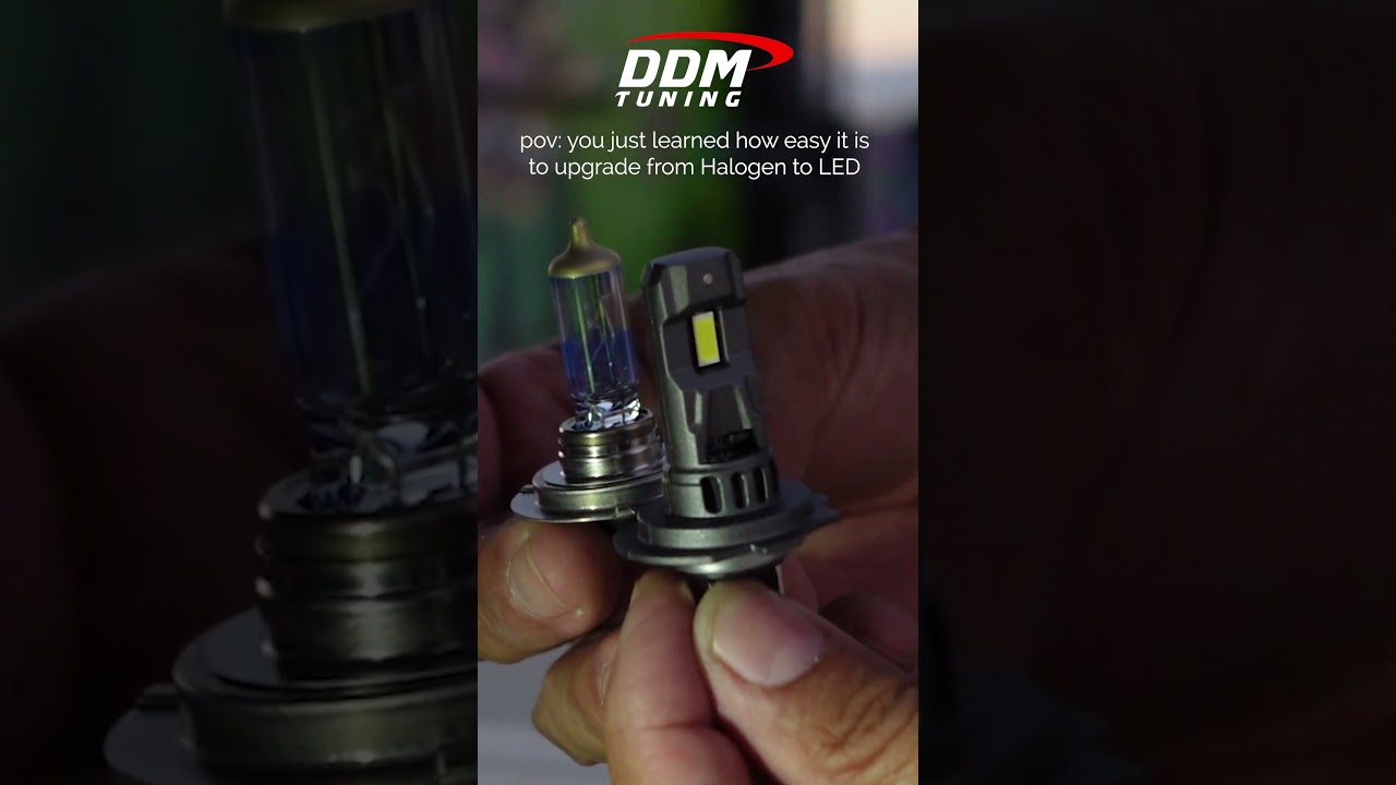 DIY Halogen to LED Upgrade, Brightest/Most Compact LED Kit 