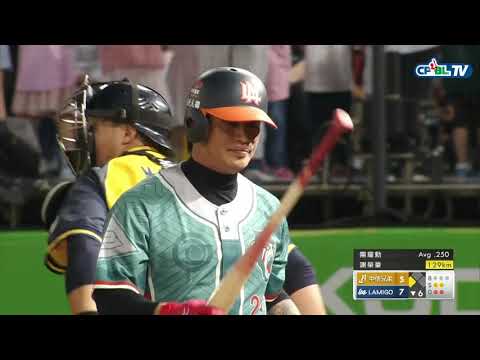 05/11 兄弟 vs Lamigo 賽後，謝榮豪接替艾迪頓上場投球，主投兩局無失分，表現精彩