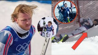 “Olympic Gold Lost in Seconds 😱 McGrath’s Shocking Slalom Crash!”| atle lie McGrath Crash 