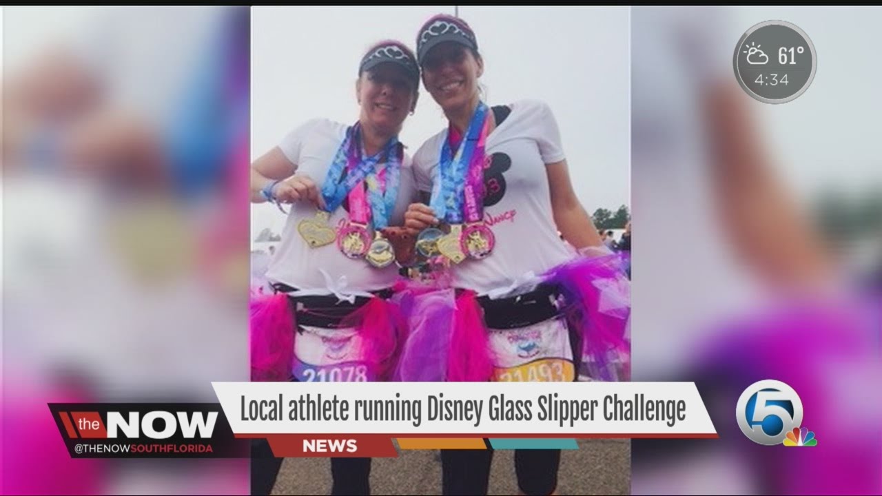 Local athlete running Disney Slipper Challenge
