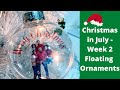 🎄HOW TO MAKE FLOATING ORNAMENTS WITH CRICUT : CHRISTMAS IN JULY - WEEK 2🎄