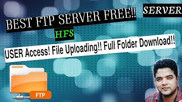 How to Use HFS - User Login, File Upload, and Full Folder Download!! Bangla||2022