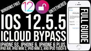 How to iCloud Bypass iOS 12.5.5 | iOS 12.5.5 iCloud Bypass | Bypass 12.5.5 | iOS 12.5.5 Bypass 2022