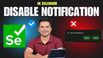 How To Disable Notification in Selenium using Java | Remove Show Notification In Selenium