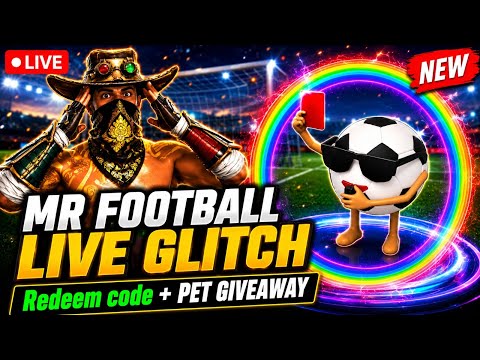 🔴 LIVE  😱 MR FOOTBALL LIVE GLITCH! FREE LIMITED PET Giveaway ⚽ NEW FIFA Event Update | Steal A Pet