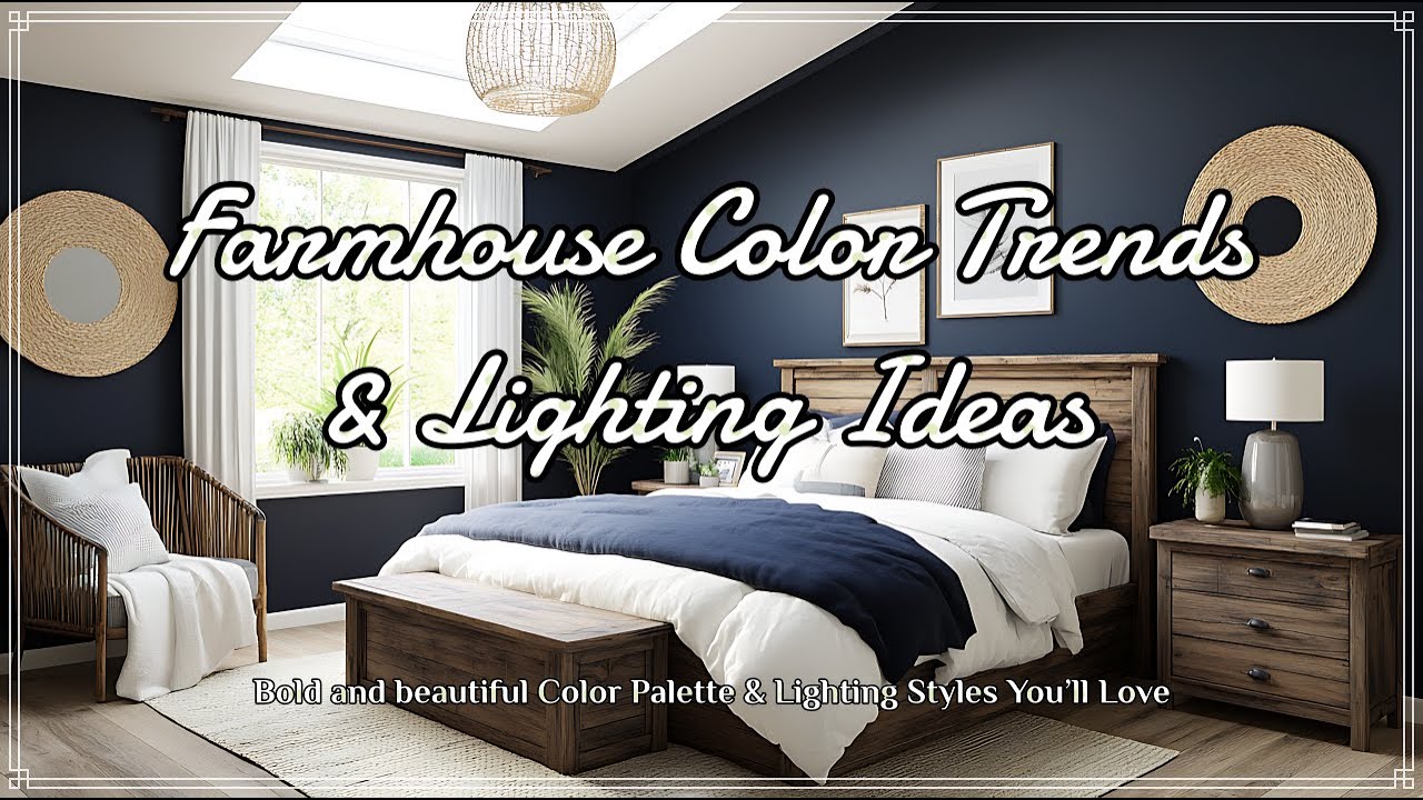 2025 Farmhouse Color Trends & Lighting Ideas: Bold and beautiful Color Palette & Lighting Styles