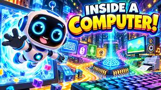 Robo Goes Inside a Computer! 💻✨ | Learn How Computers Work for Kids | SmartTechKiddo