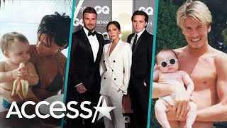 David Beckham & Victoria Beckham Celebrate Brooklyn's Birthday w/ Rare Baby Pics