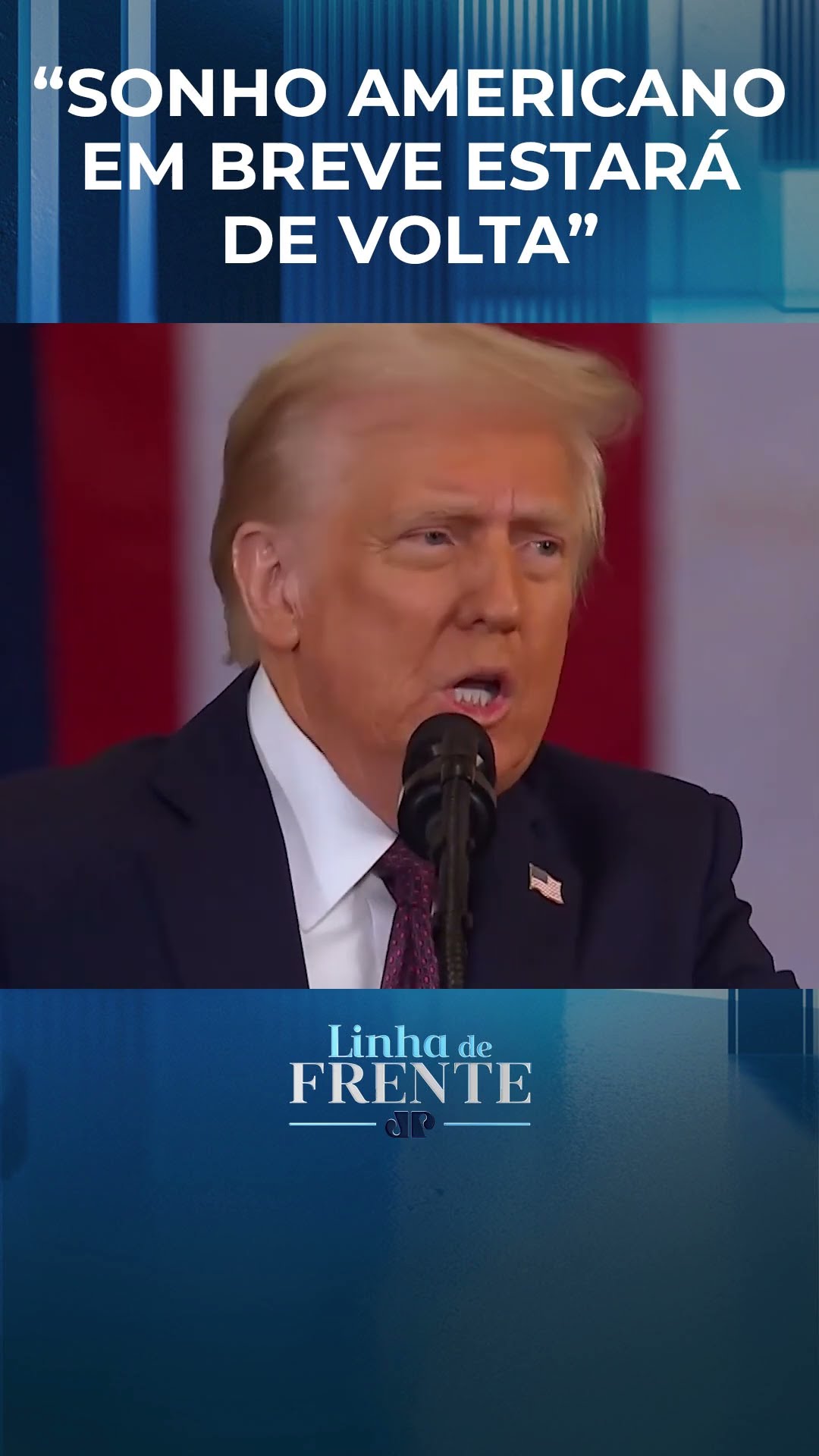 Trump: “Iremos taxar países estrangeiros para enriquecer os nossos cidadãos” #shorts
