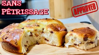 THE FAMOUS HOMEMADE BRIOCHE WITHOUT kneading and WITHOUT robot fluffy like a cloud🍞 With subtitles.