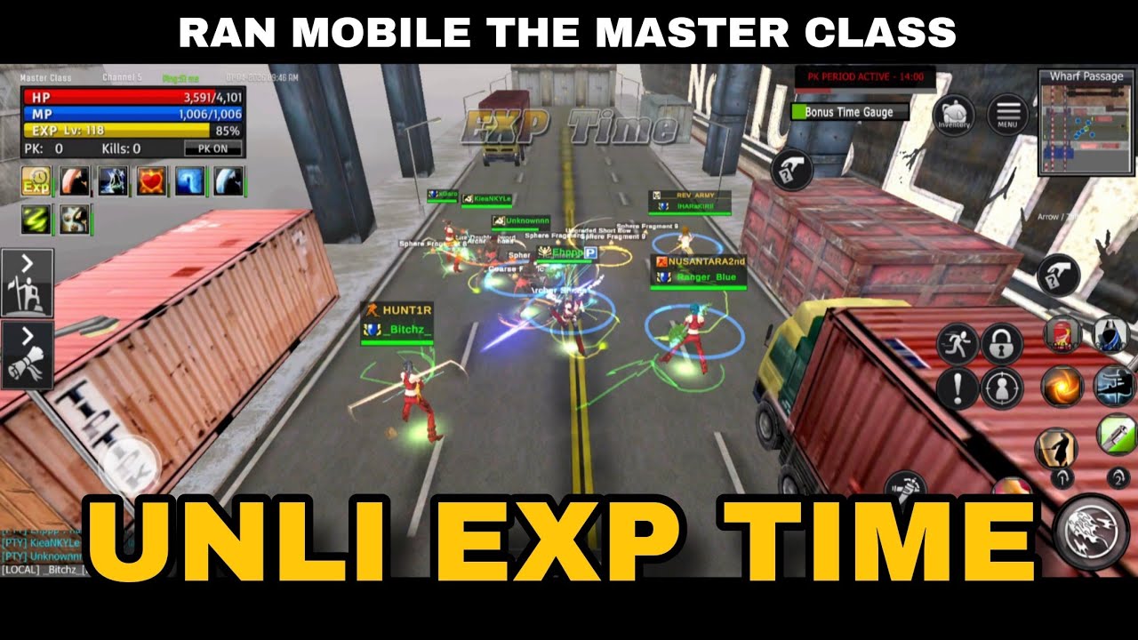 RAN Mobile: The Master Class - PALEVEL MODE @ WHARF PASSAGE MAP USING SHAMAN HYBRID
