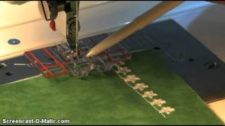 Parallel Border Guide Foot for Sewing Machine