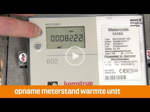 HVC Energie - Opname meterstand van de warmte unit