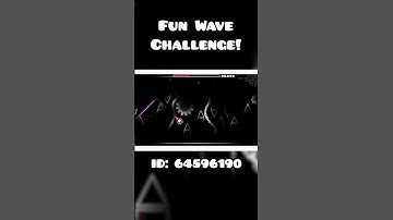 Fun, Satisfying GD Geometry Dash Wave Challenge #geometrydash #gd #gdlevels