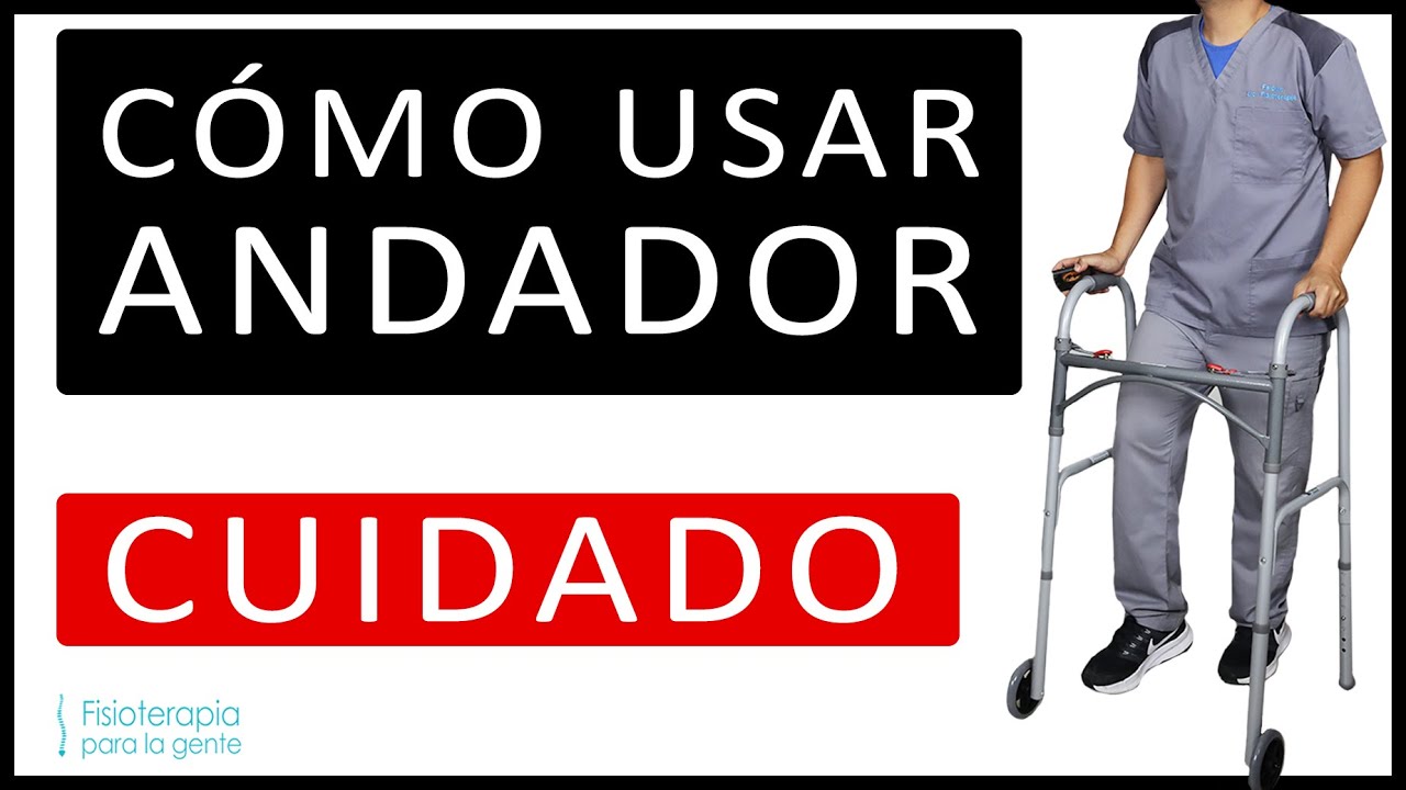Cómo caminar con Andador sin caerte o lastimarte 💛