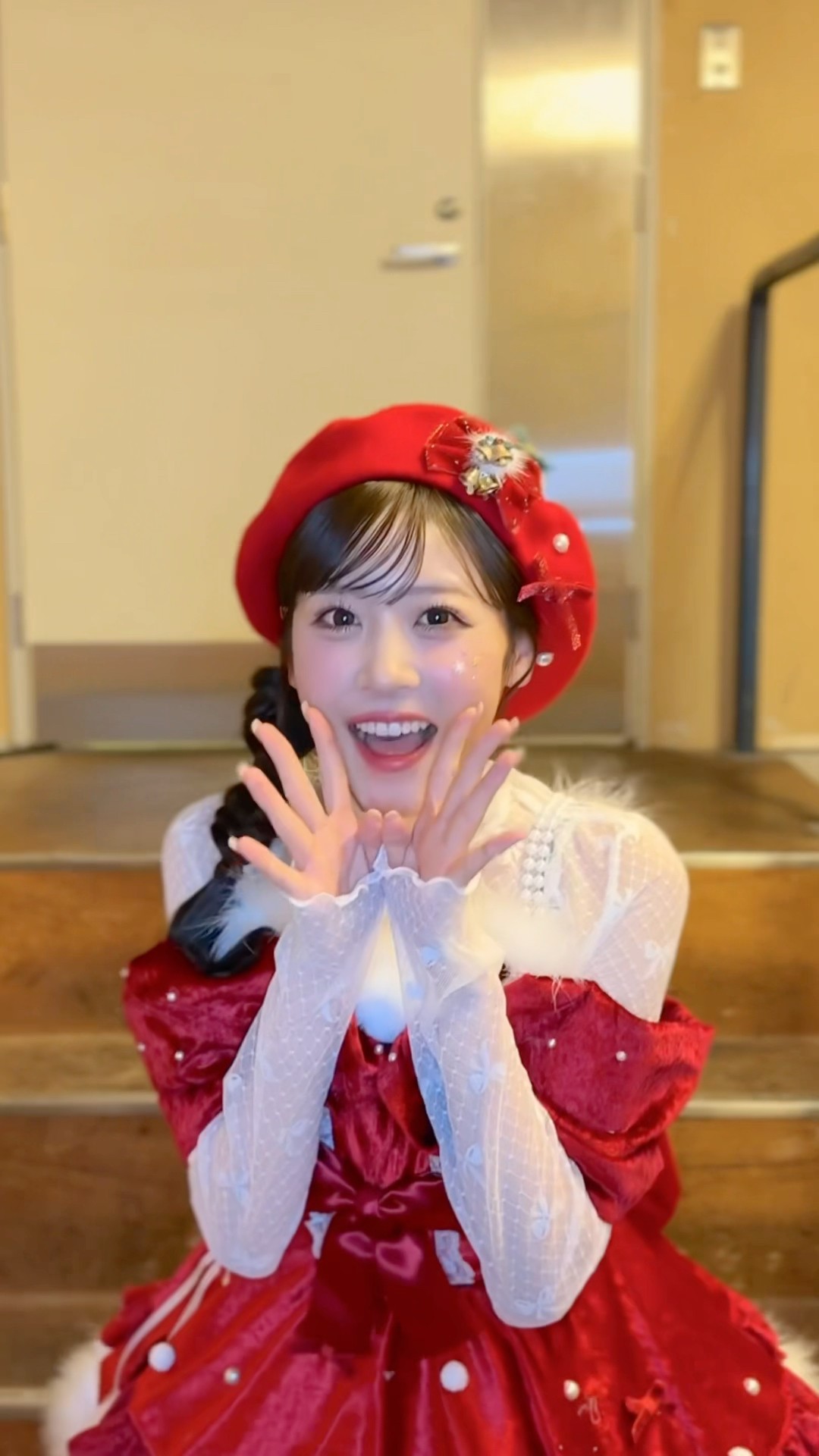 FRUITS ZIPPER 櫻井優衣 クリスマスランチェキ サンタ衣装 ハッピーメリークリスマス🎅🎄ゆいサンタからのプレゼント