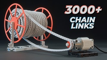 The Longest LEGO Technic Chain Experiment #lego #legotechnic #experiment