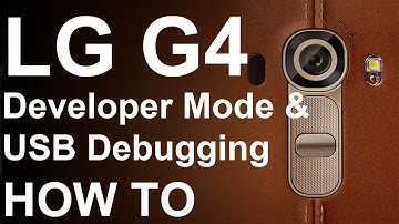 LG G4: Developer Options & USB Debugging Mode - How to Enable