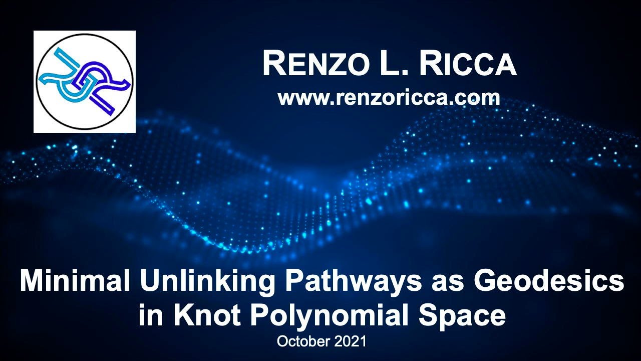Minimal Unlinking Pathways as Geodesics in Knot Polynomial Space