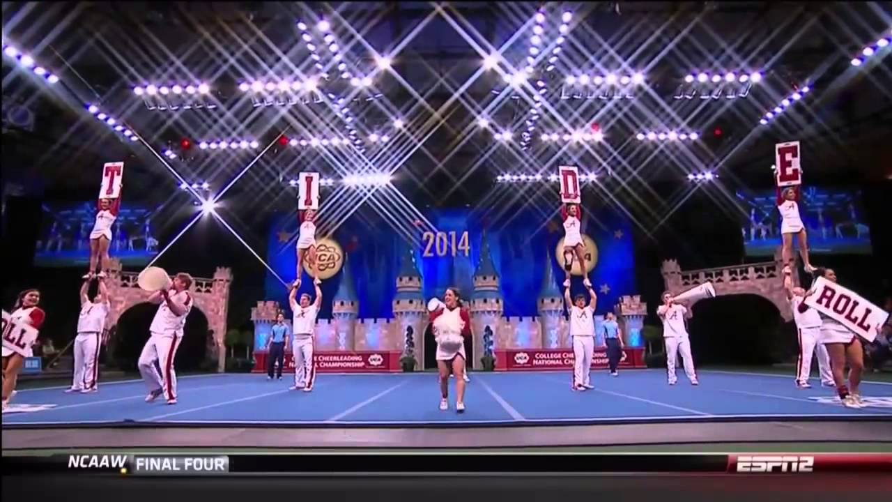 University of Alabama Cheerleading 2014 YouTube