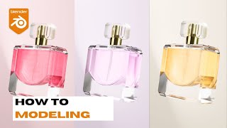 How to Modeling Parfume Bottle | Beginer Blender Tutorial Full
