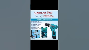 Camron Pro 12V Cordless Drill 🔋 Powerful & Compact Machine | Full Review & Test 2025p #cordlessdless
