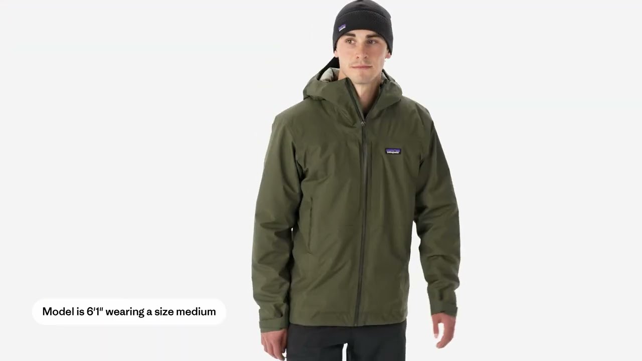 Preview of Patagonia Insulated Boulder Fork Rain Jacket - Men's Video