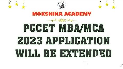 PGCET 2023 APPLICATION EXTENTION ????