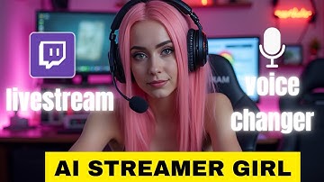 Create an AI TWITCH Streamer/Gaming Girl That Goes LIVE || Make $10000/Month