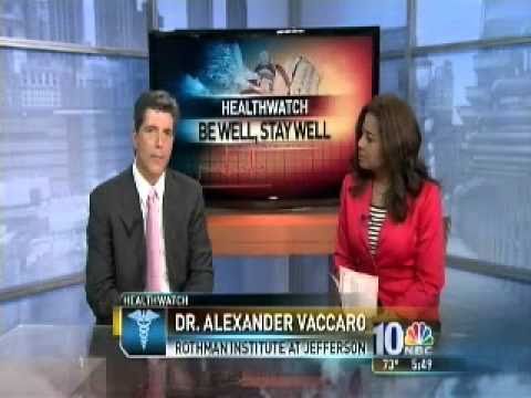 Rothman Institute's Dr. Vaccaro discusses General Orthopaedic Injuries and Conditions - Rothman Institute's Dr. Vaccaro appears on NBC and discusses General Orthopaedic Injuries and Conditions