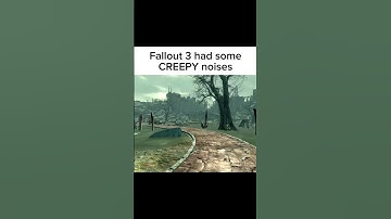 Fallout 3 had some CREEPY noises #fallout #fallout3