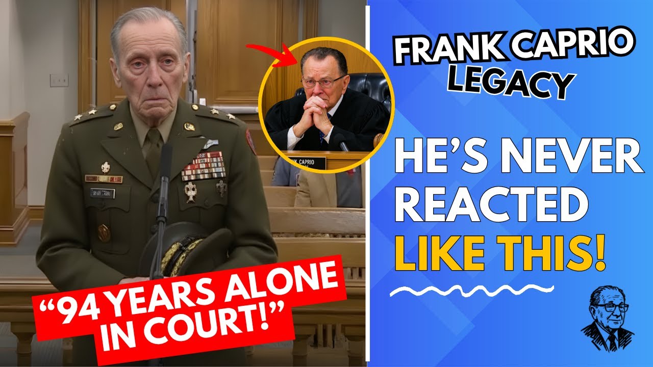 94-Year-Old WWII Vet Appears Alone in Court - What Judge Caprio Does Next Leaves Everyone Sobbing