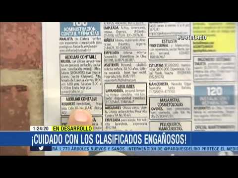 ¡No caiga en la trampa! Estafadores están al acecho en los clasificados ...