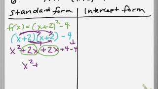Quadratics study guide # 7