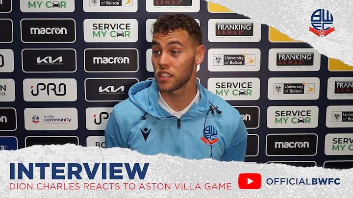DION CHARLES | Striker reacts to Aston Villa Carab...