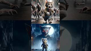 Zombie CrisisWill These Kittens Make It Out Alive?#cat #ai #kitten #story #cute #catlover #shorts