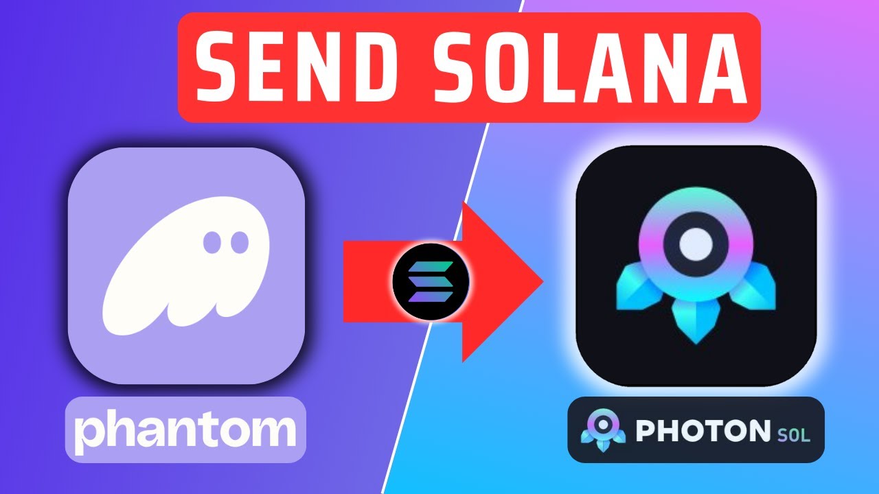 How To Send/ Transfer Solana $SOL From Phantom To Photon