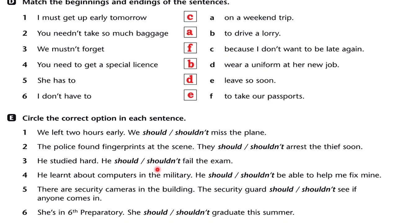 حل صفحة 49 نشاط انكليزي سادس اعدادي