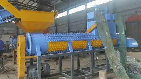 Label removing machine, for PET bottle recycling, Plastic recycling #machine  98%