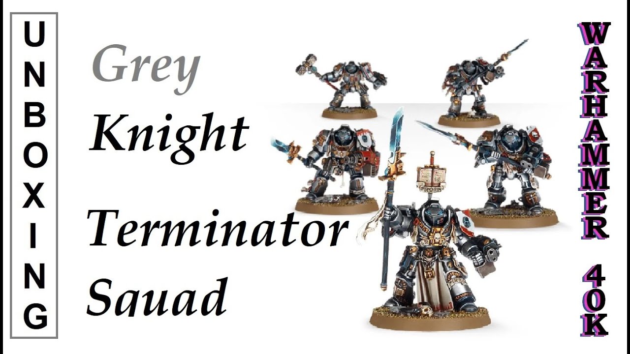 Grey Knights Terminator Metal – Rogue Trader – Warhammer 40k – Peint/assemblé – UK