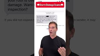 Avoid storm damage scams