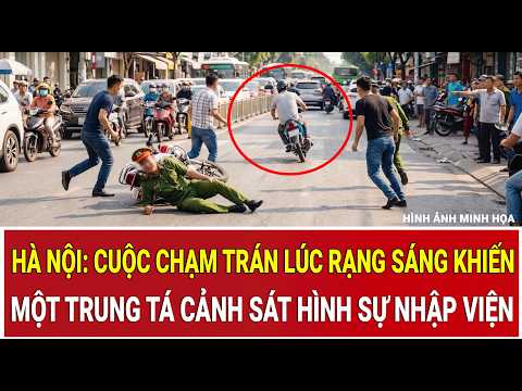 Hà Nội: Cuộc chạm trán lúc rạng sáng khiến một Trung tá Cảnh sát hình sự nhập viện