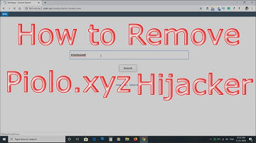 How to Remove Piolo.xyz Hijacker from Browsers