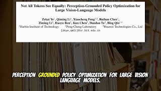 Not All Tokens See Equally: Perception-Grounded Policy Optimization for Large Vision-Language Models