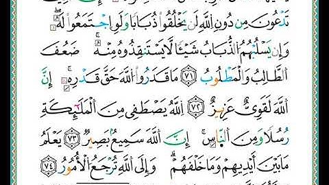 ختمة مصحف التجويد برواية الدوري الصفحة رقم  341