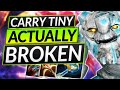 This NEW CARRY BUILD is BEYOND BROKEN - CARRY TINY is ABSURD - Dota 2 Guide